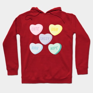 Mood Swings Candy Heart Hoodie